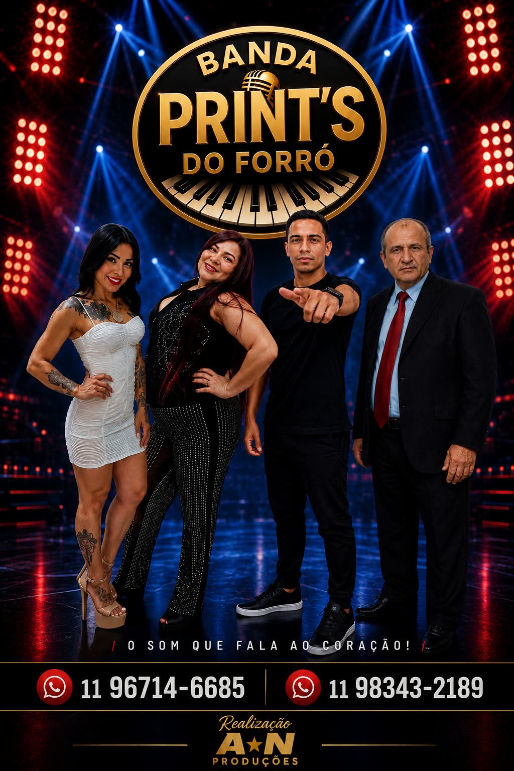 Cartaz da Banda Print's do Forró